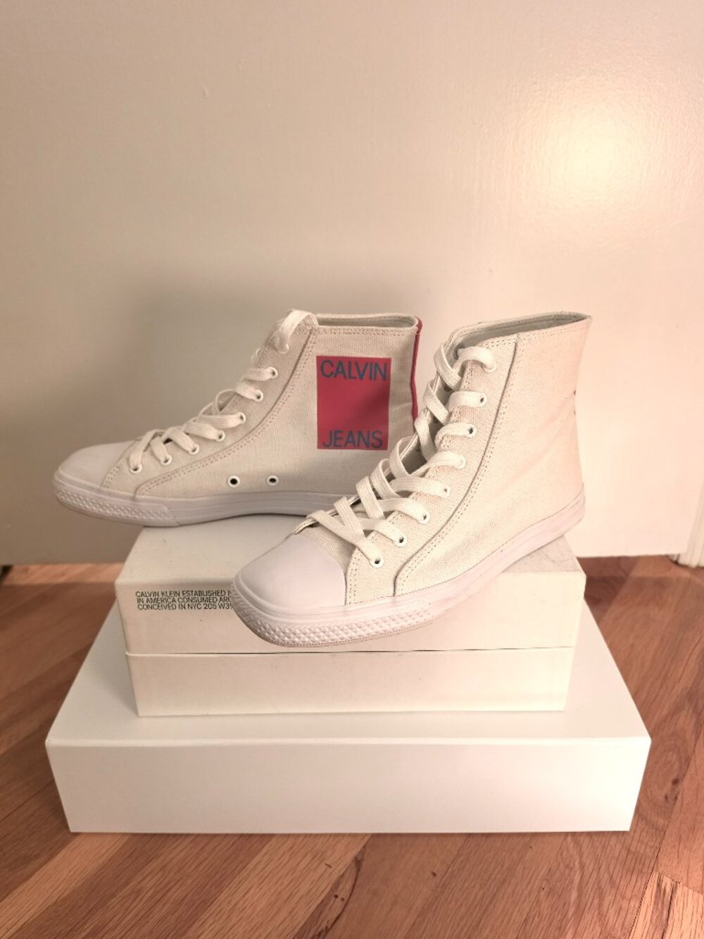 NWB Calvin Klein 205W39NYC Raf Simons Canter High Tops EU 38 Sz 8